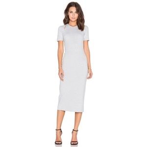 Elizabeth and James Gray Midi Dress
